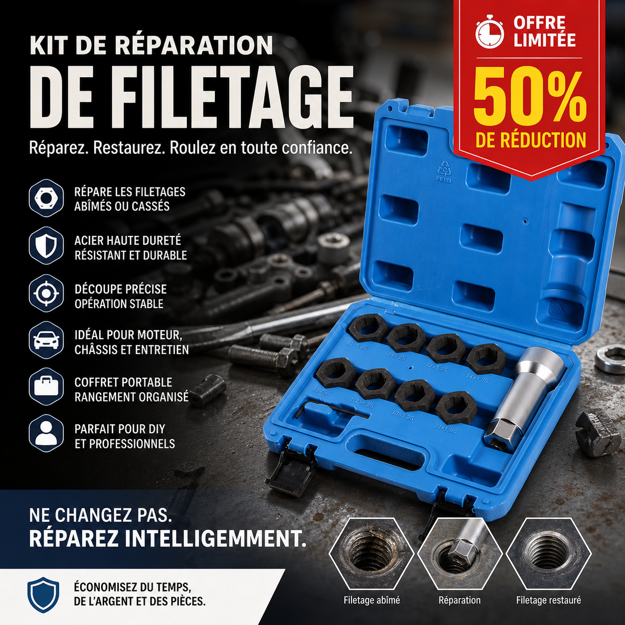 Kit Reparare Filete Auto