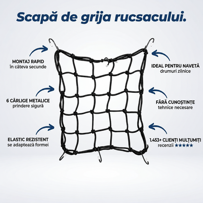 Plasă Elastică Bagaje Moto