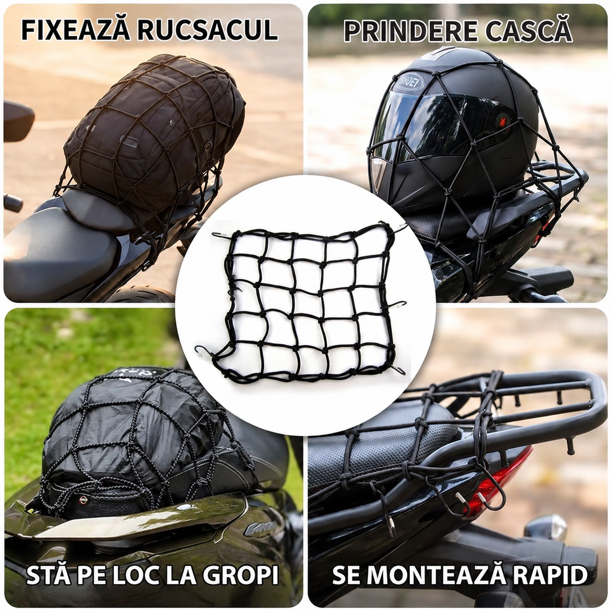 Plasă Elastică Bagaje Moto