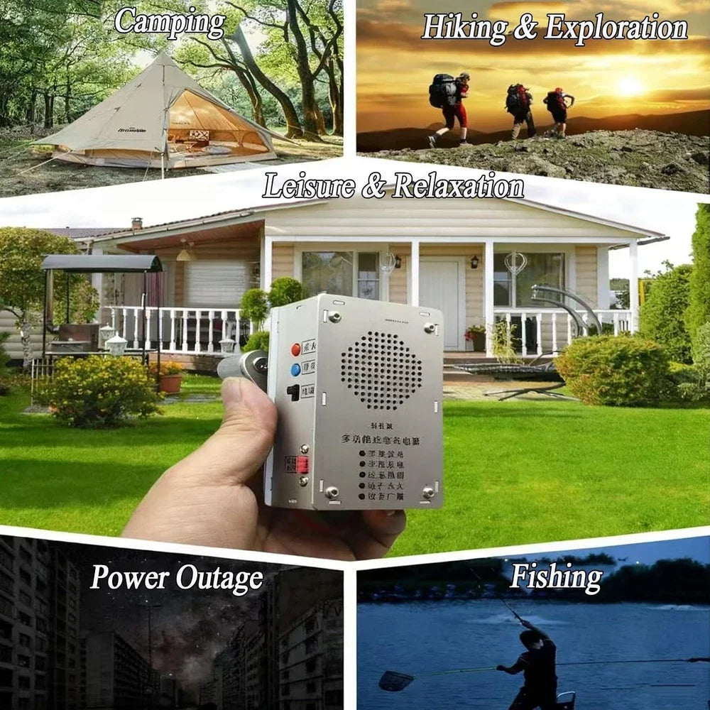 Generator Manual cu Manivelă