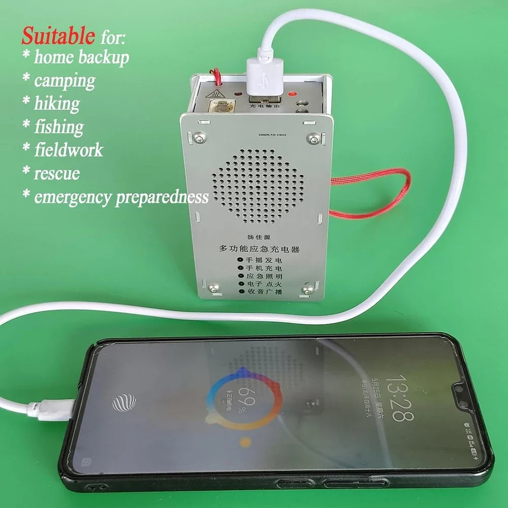 Generator Manual cu Manivelă