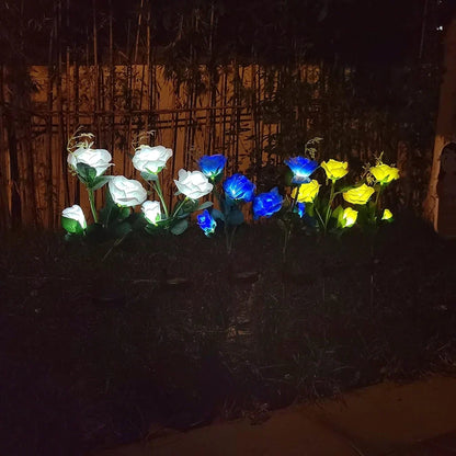 Lumini Solare Trandafir Grădină