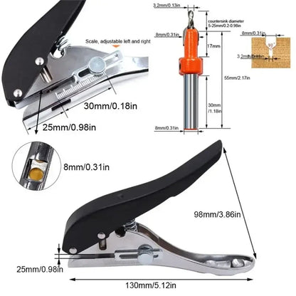 Perforator Manual Rotund Hârtie