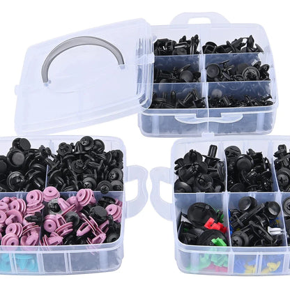 Set 725 de cleme de fixare pentru mașină
