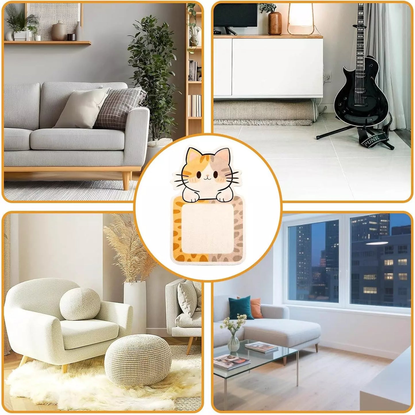 COVOR ANTIZGÂRIERE PENTRU PISICI