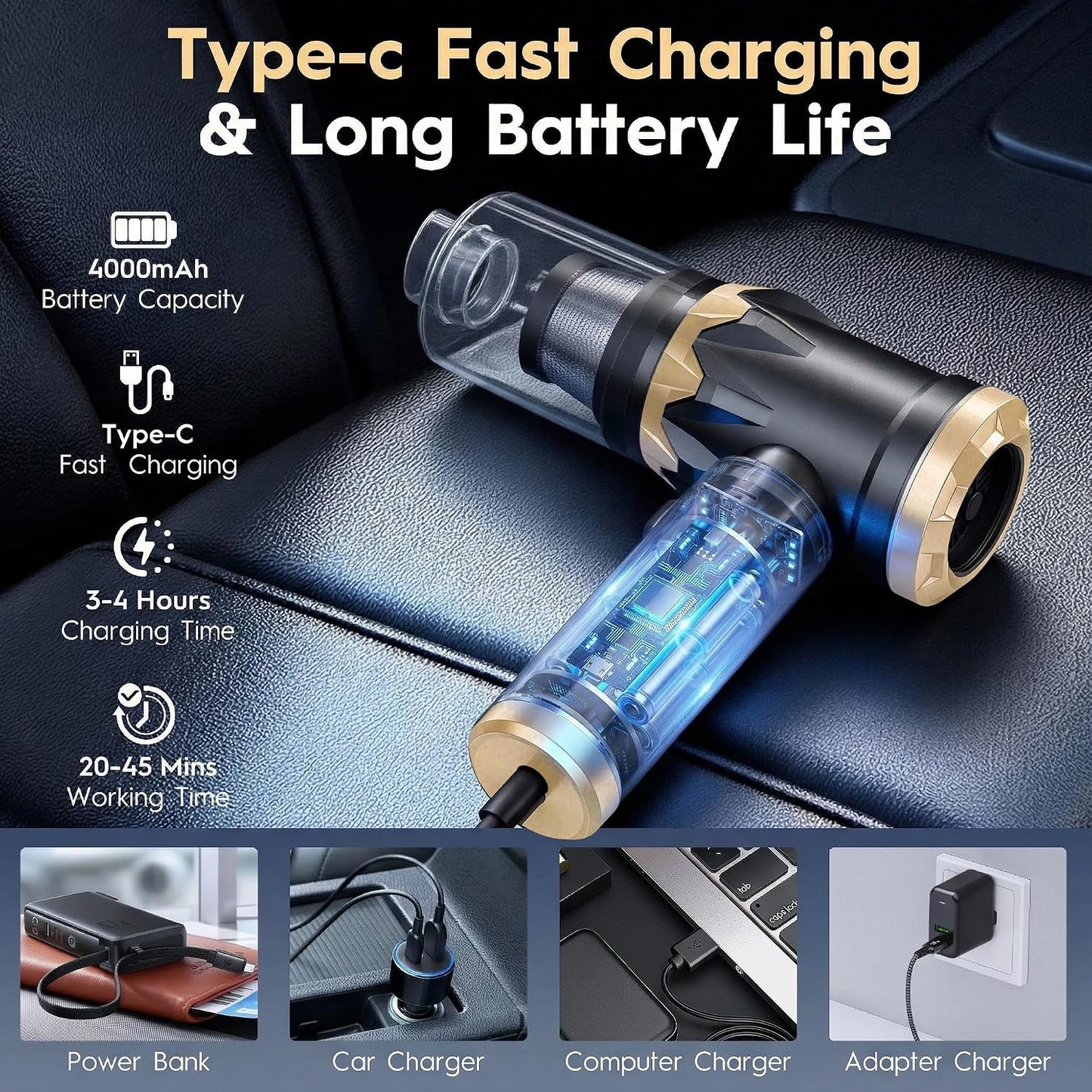 Aspirator Auto Portabil