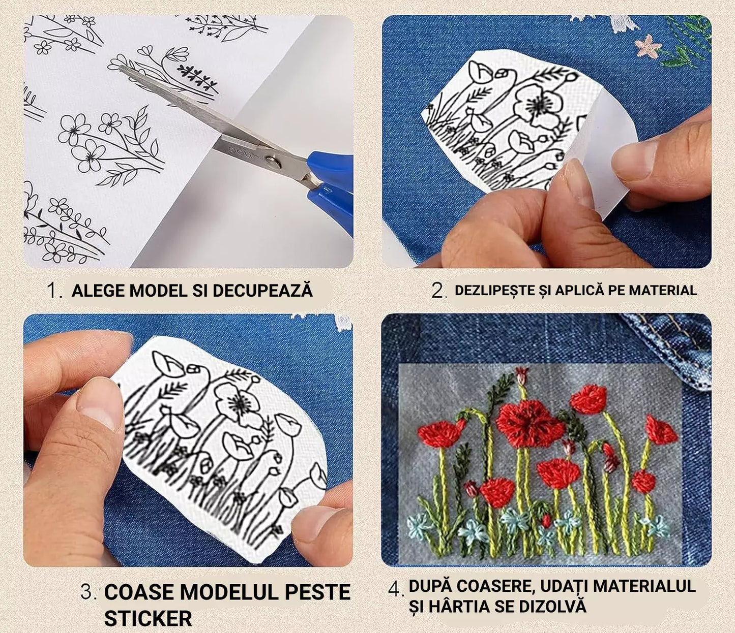 MODELE PENTRU BRODERIE HAINE