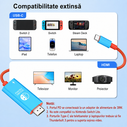 Dock Portabil Nintendo Switch
