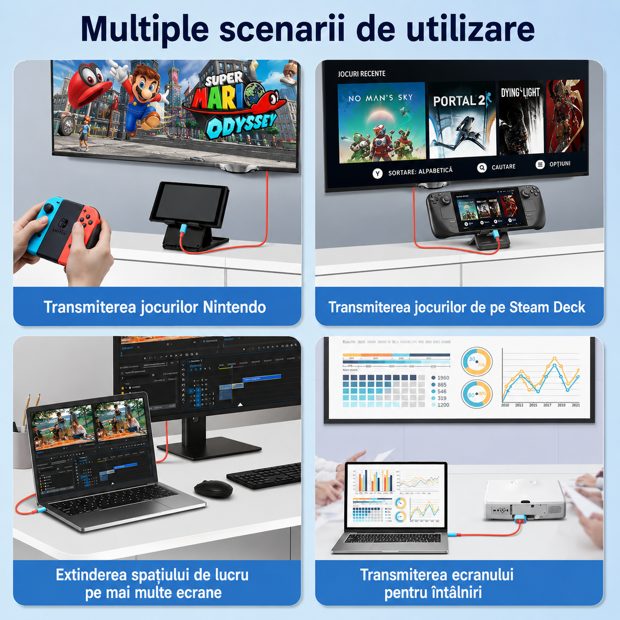 Dock Portabil Nintendo Switch