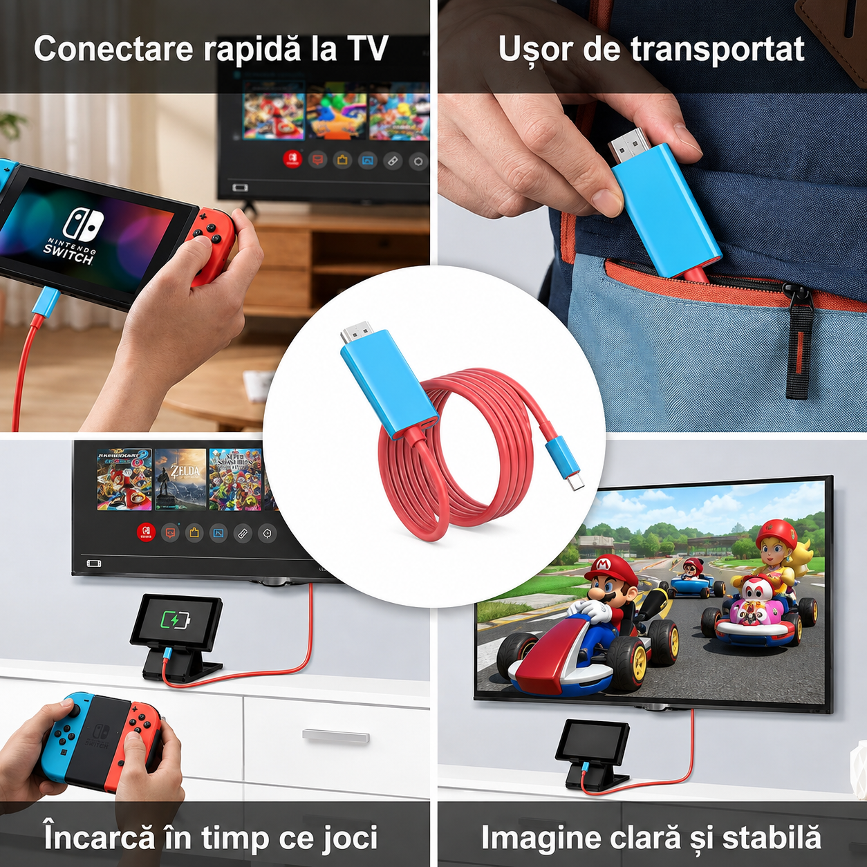 Dock Portabil Nintendo Switch