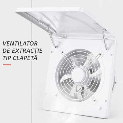 Ventilator Silențios Fereastră Bucătărie