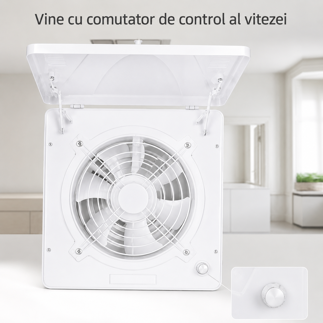 Ventilator Silențios Fereastră Bucătărie