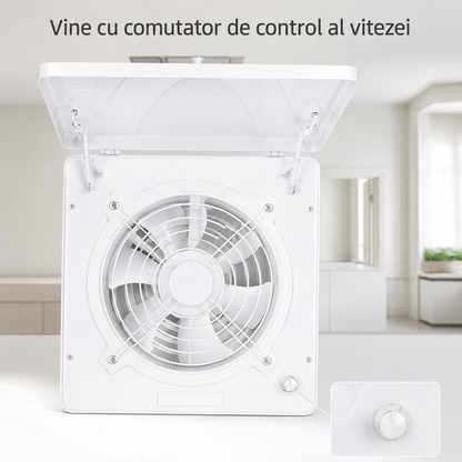 Ventilator Silențios Fereastră Bucătărie