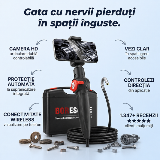 Endoscop Flexibil Inspecție Auto