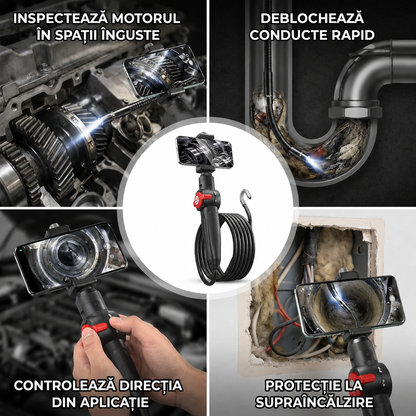 Endoscop Flexibil Inspecție Auto