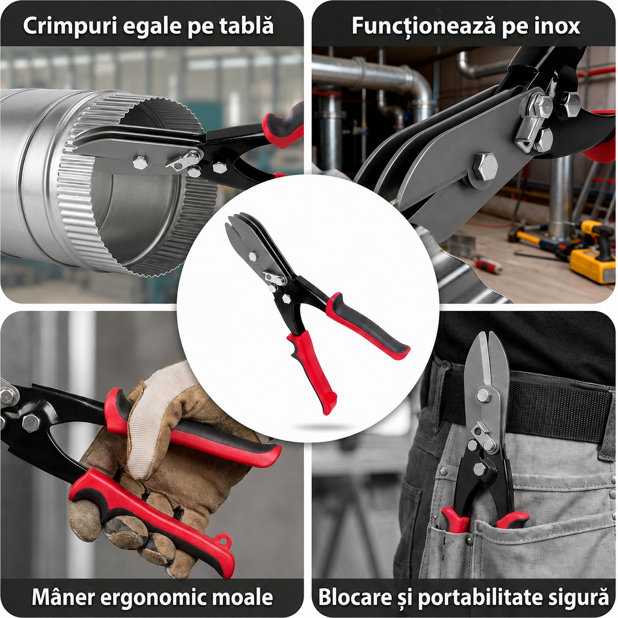 Clește Crimpator Tablă