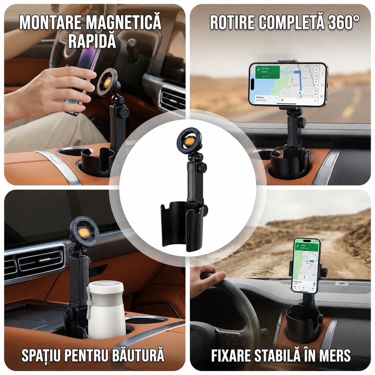 Suport Magnetic Auto Pahar