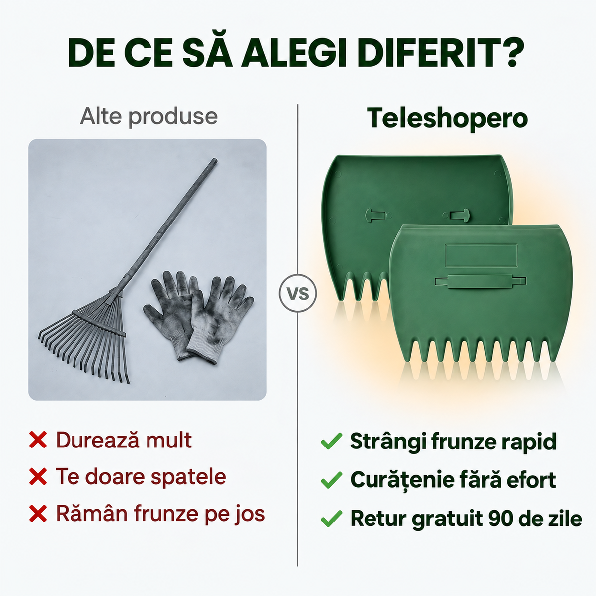 Reculătoare Frunze