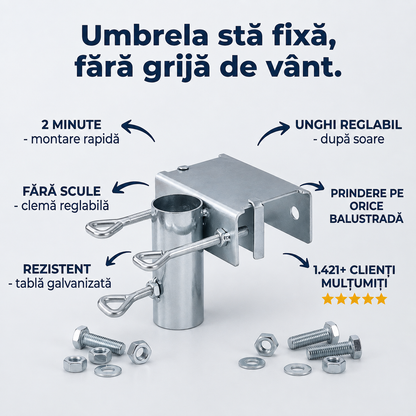 Suport Reglabil Umbrelă Balcon