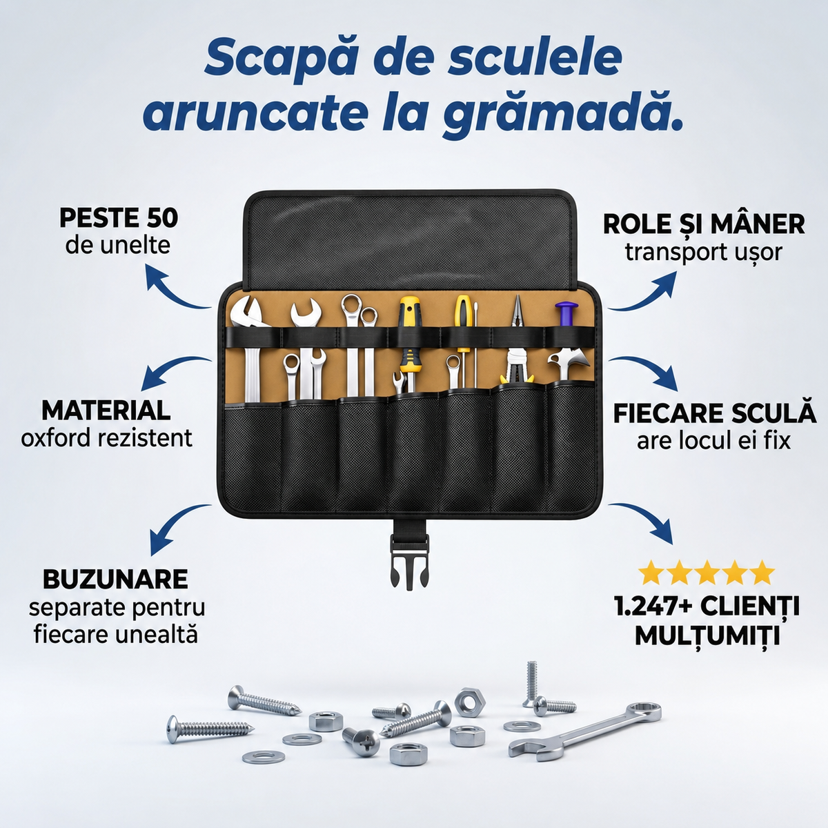 Geantă Scule Organizator Mobil
