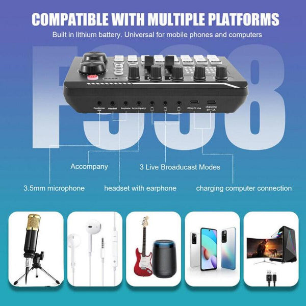 Mixer Audio pentru Transmisiuni Live