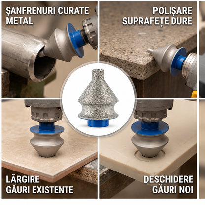 Freză Diamantată Conică pentru Gresie