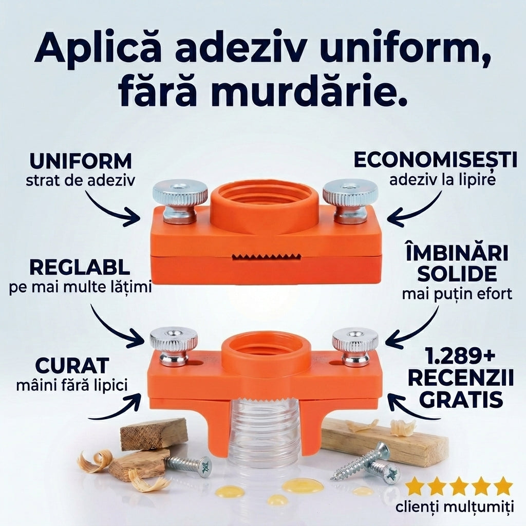 Aplicator Adeziv Lemn Reglabil