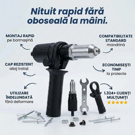 Kit Adaptor nituire pop-nit pentru bormasina