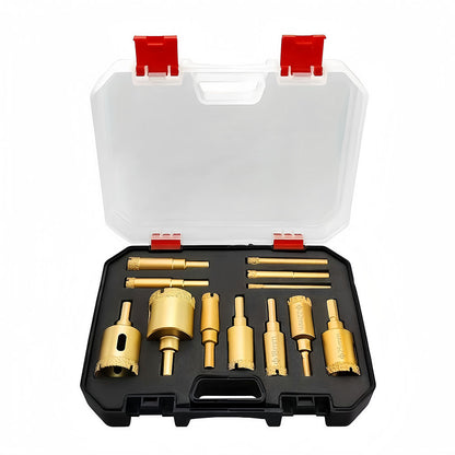 Set 12 Burghie Diamantate Pentru Găuri