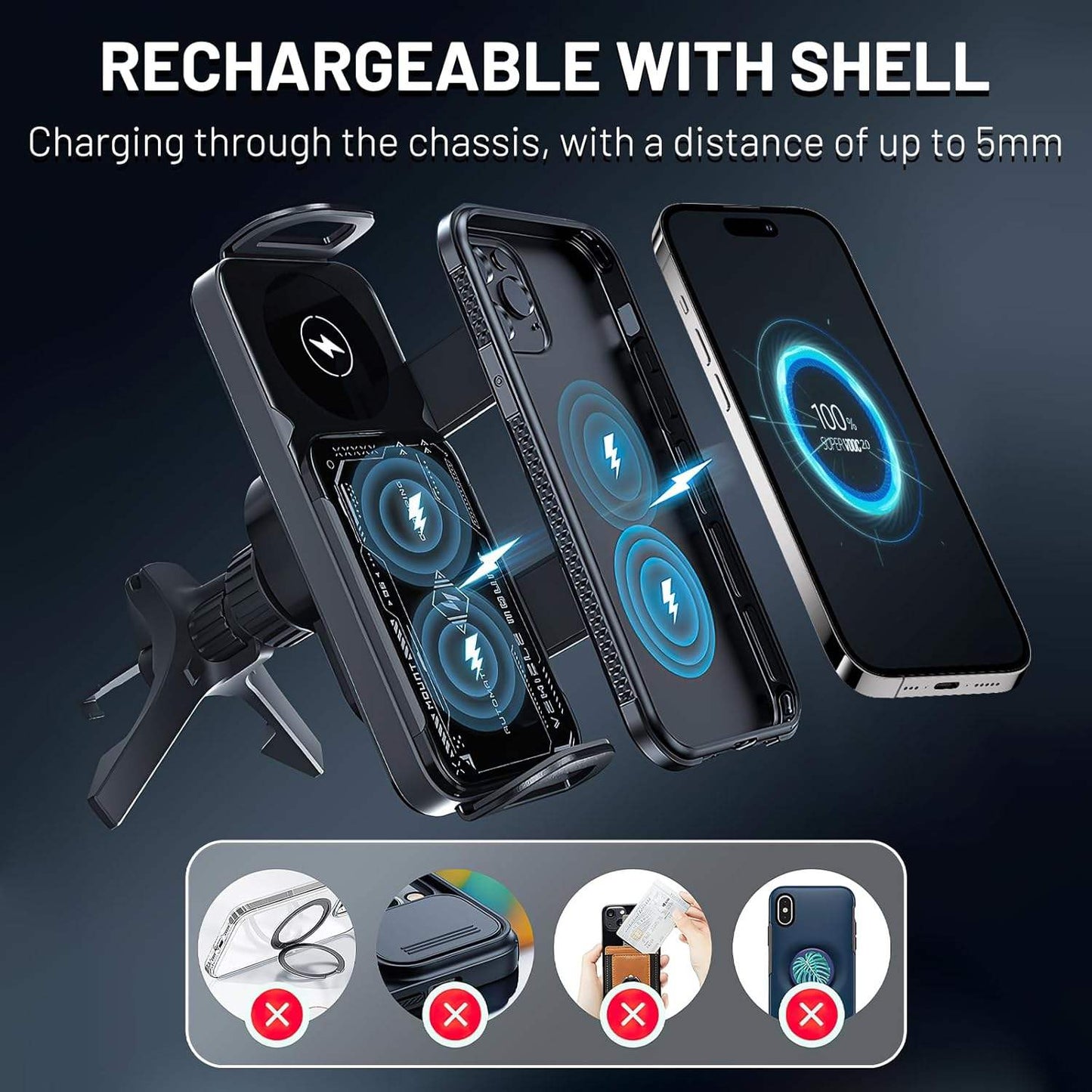 Suport Auto Încărcare Wireless