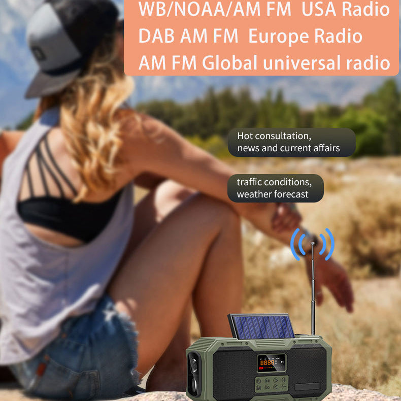 Lanternă Radio Solară Portabilă