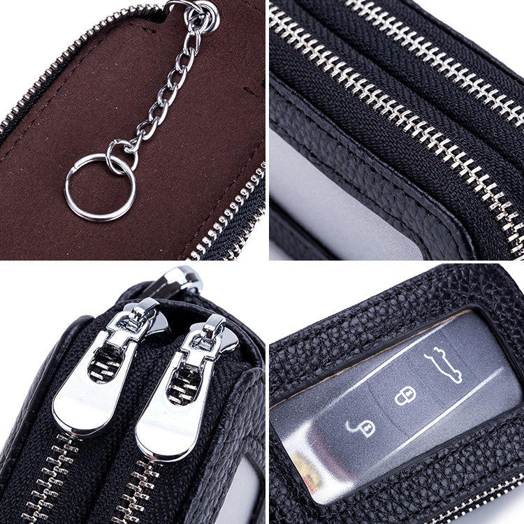 Portofel Chei Piele Compact