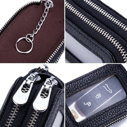 Portofel Chei Piele Compact