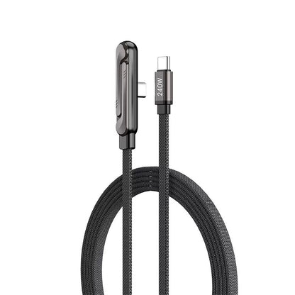 Set de 2 Cabluri USB-C cu Suport Pliabil