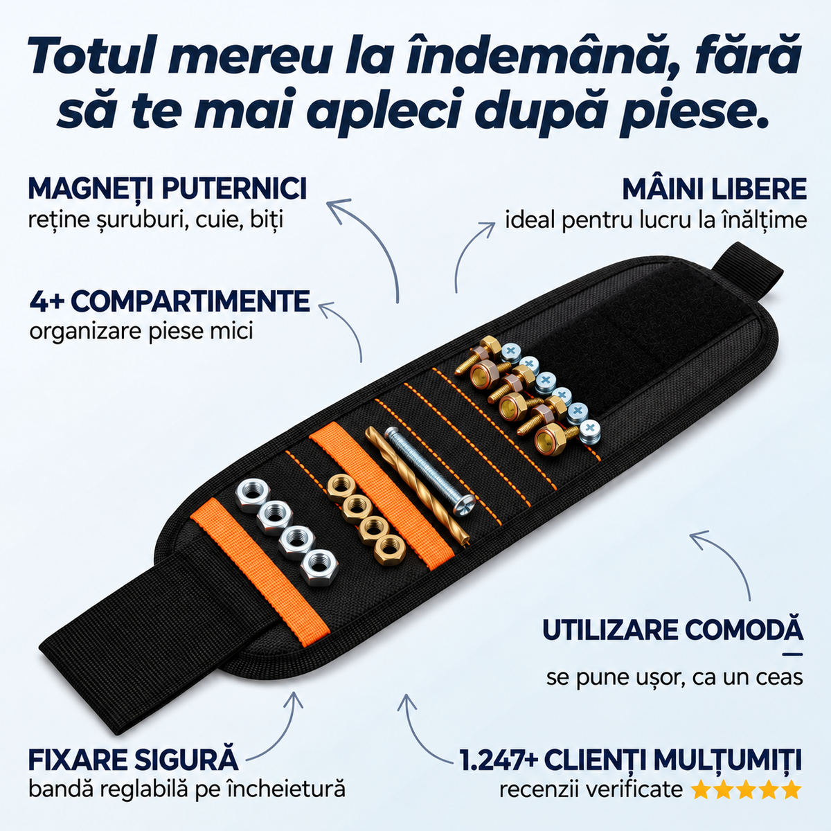 Brățară Magnetică pentru Scule