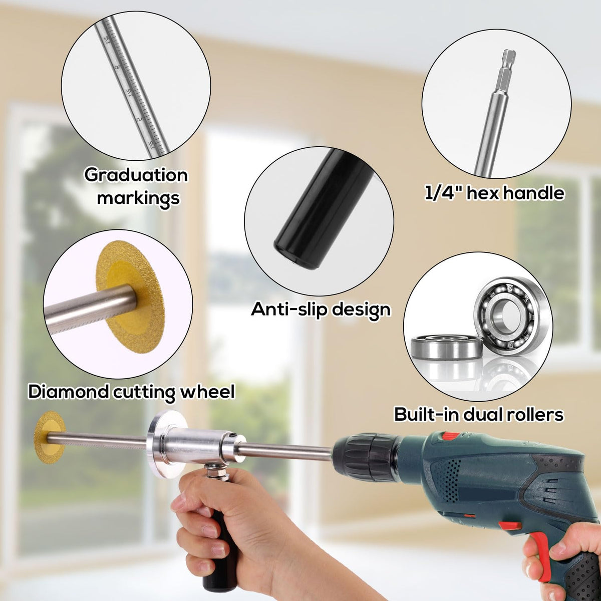 Cutter Interior Țevi PVC