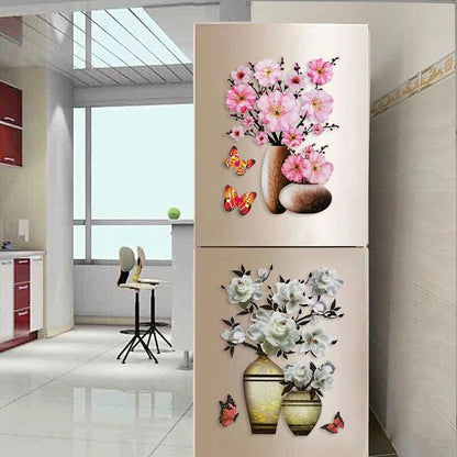 SET 4 STICKERE FLORALE