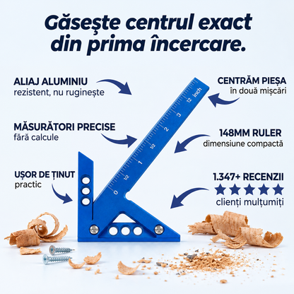 Instrument Centrare Lemn