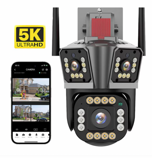 Cameră Triplă pentru Supraveghere