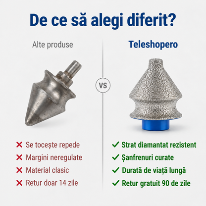 Freză Diamantată Conică pentru Gresie
