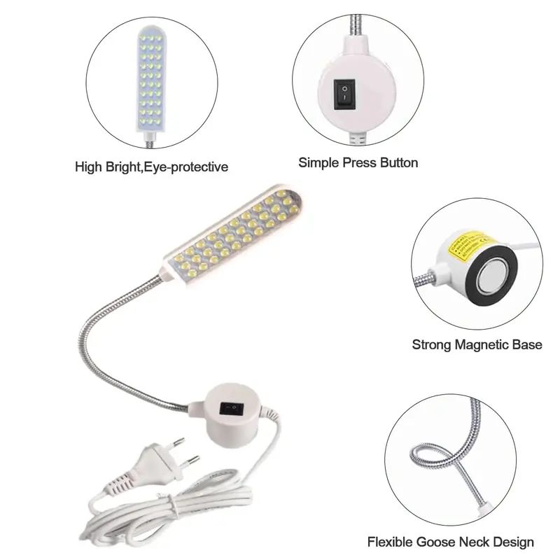 Lampă Flexibilă Cusut Magnetică