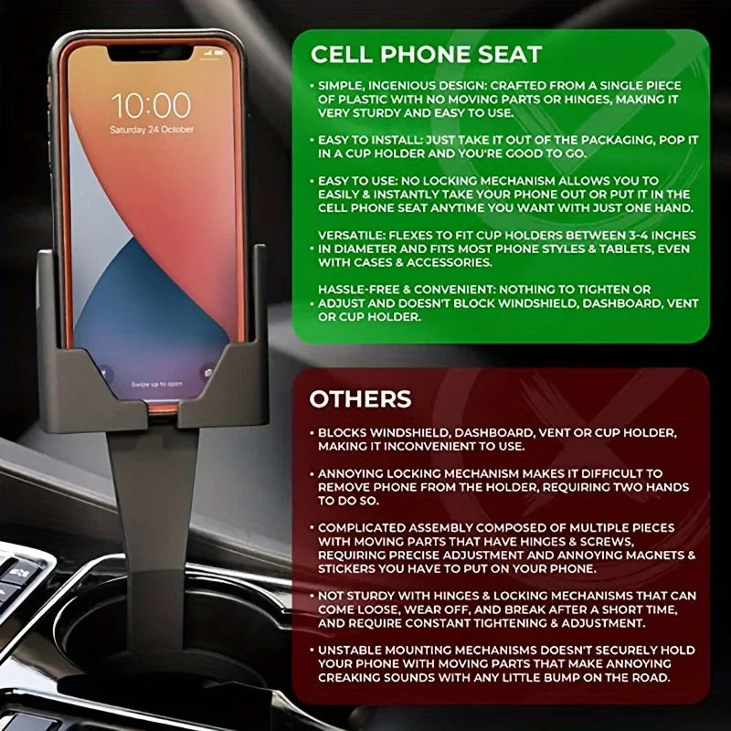 Suport Auto Telefon Sticlă
