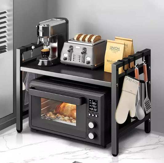 Raft de Depozitare Extensibil cu 2 Niveluri