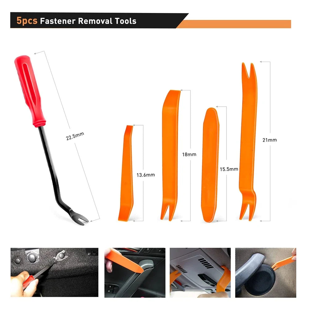 Set 725 de cleme de fixare pentru mașină