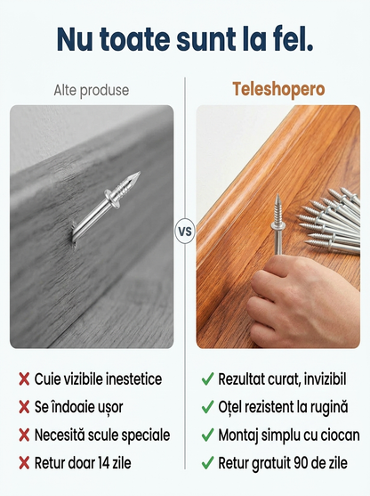 SET CUIE INVIZIBILE PENTRU PLINTE