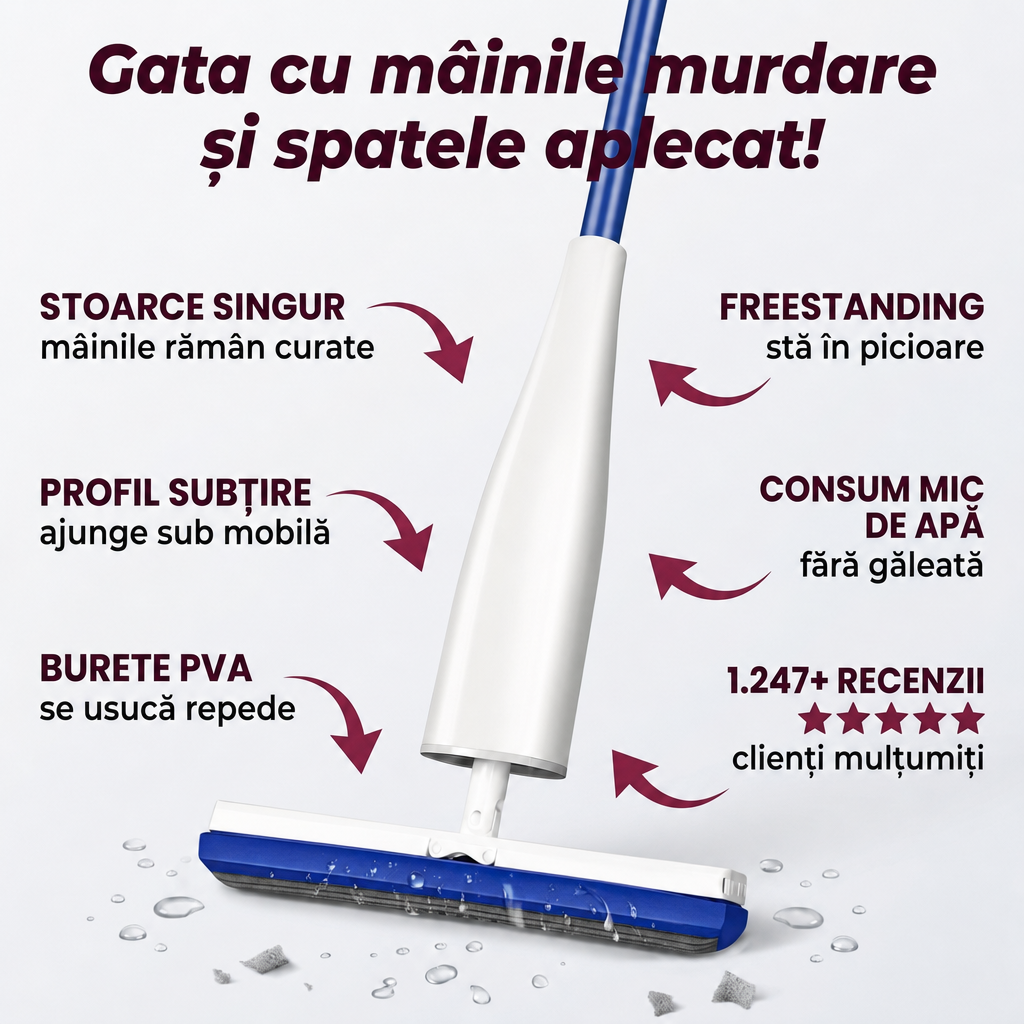Mop PVA Auto Stoarcere