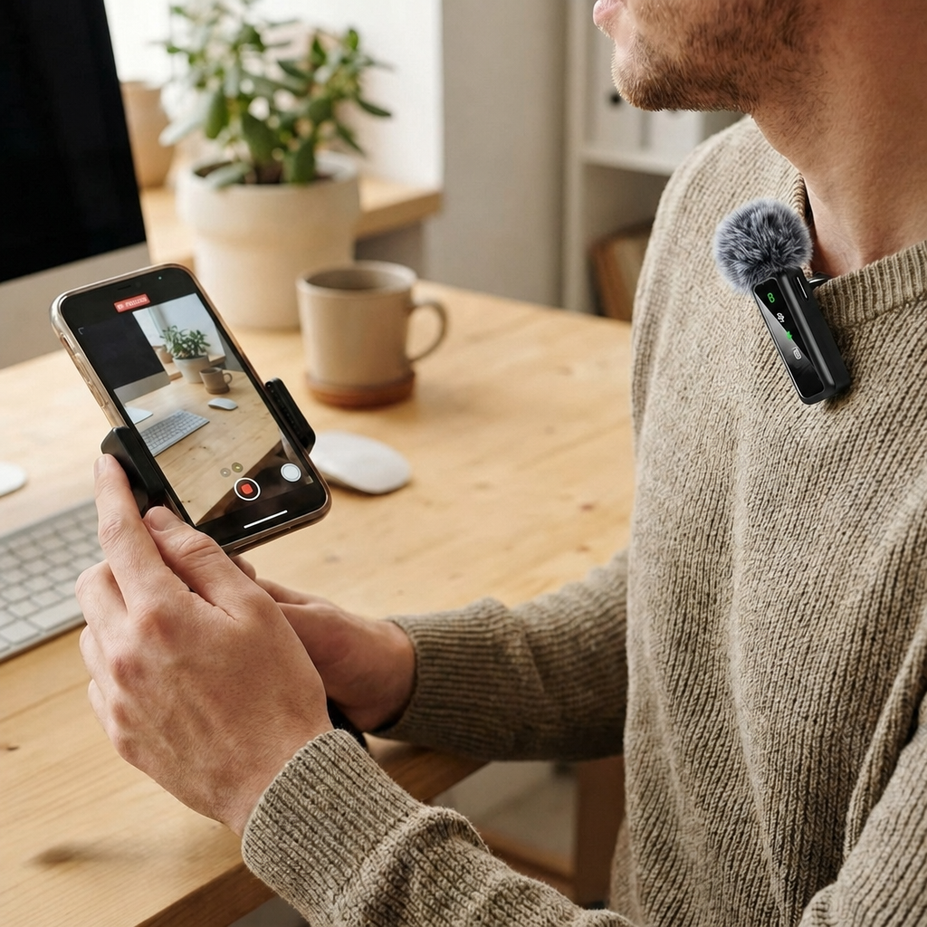 Microfon Lavalier Wireless