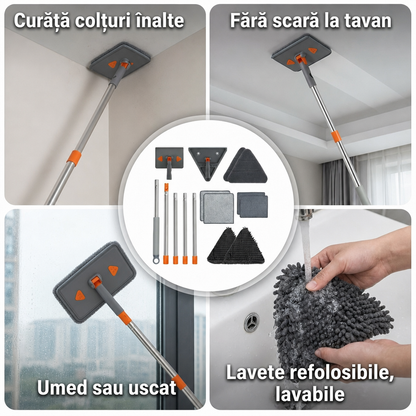 Mop Rotativ Pereți Plafoane