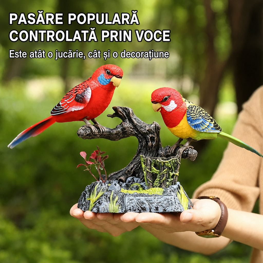 Papagal Vorbitor Electric Grădină