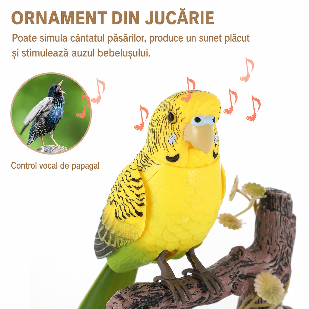Papagal Vorbitor Electric Grădină